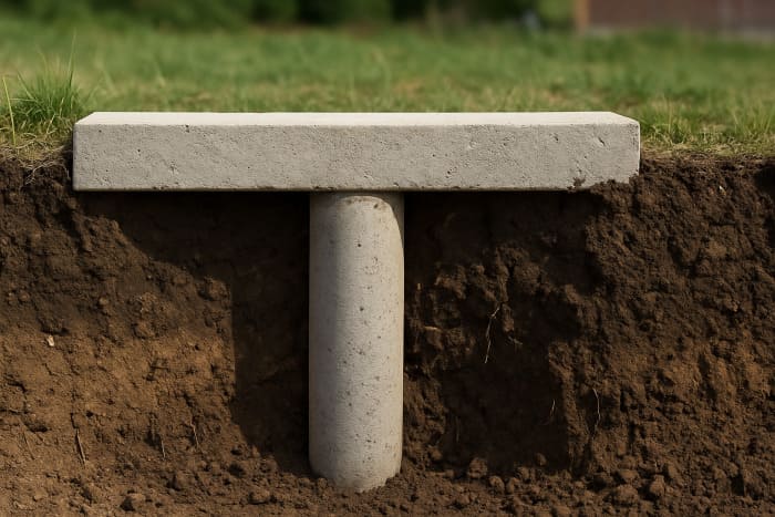 Глубина заложения ростверка свайного фундамента