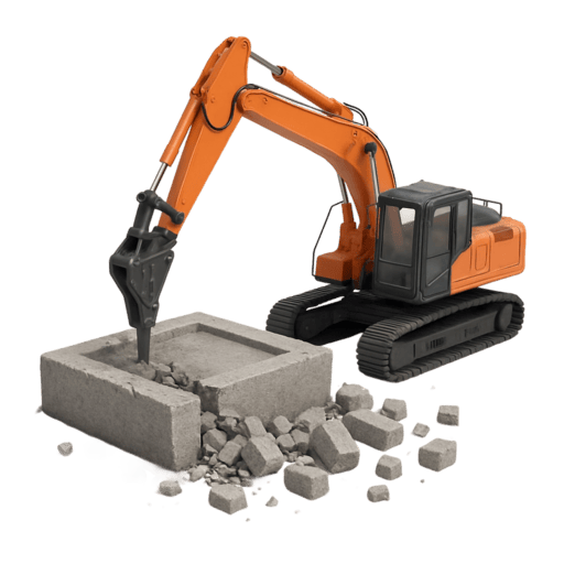 Демонтаж фундамента в Воронеже